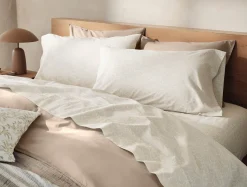 New Coyuchi Organic Print Percale Sheet Set