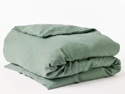 Clearance Coyuchi Organic Relaxed Linen Duvet Set