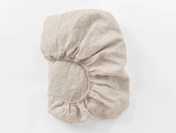 Sale Coyuchi Organic Relaxed Linen Fitted Sheet