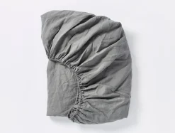 Outlet Coyuchi Organic Relaxed Linen Fitted Sheet