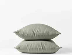 Hot Coyuchi Organic Relaxed Linen Pillowcases
