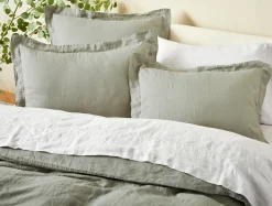 Hot Coyuchi Organic Relaxed Linen Pillowcases