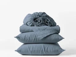 Hot Coyuchi Organic Relaxed Linen Sheet Set
