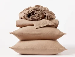 Hot Coyuchi Organic Relaxed Linen Sheet Set