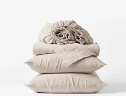 Best Coyuchi Organic Relaxed Linen Sheet Set