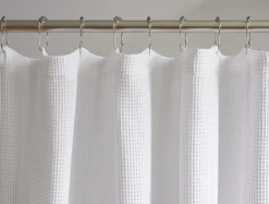 Discount Coyuchi Organic Waffle Shower Curtain
