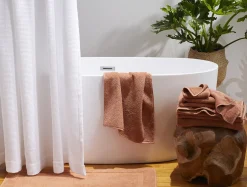 Discount Coyuchi Organic Waffle Shower Curtain