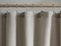 Discount Coyuchi Organic Waffle Shower Curtain
