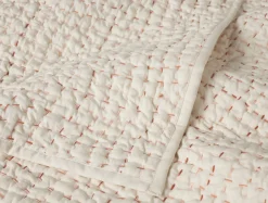 Fashion Coyuchi Pebbled Handstitched Organic Toddler Quilt