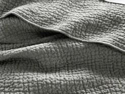 Outlet Coyuchi Pebbled Handstitched Organic Quilt