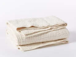 Outlet Coyuchi Pebbled Handstitched Organic Quilt
