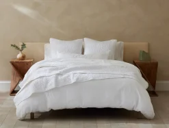 Outlet Coyuchi Pebbled Handstitched Organic Quilt