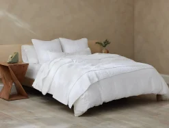 Sale Coyuchi Pebbled Handstitched Quilt Set