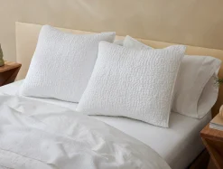 Sale Coyuchi Pebbled Handstitched Quilt Set