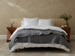 Sale Coyuchi Pebbled Handstitched Quilt Set