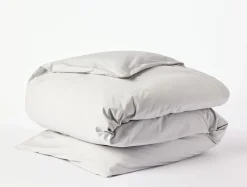 Clearance Coyuchi Refined Organic Percale Duvet Set