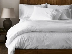 Clearance Coyuchi Refined Organic Percale Duvet Set