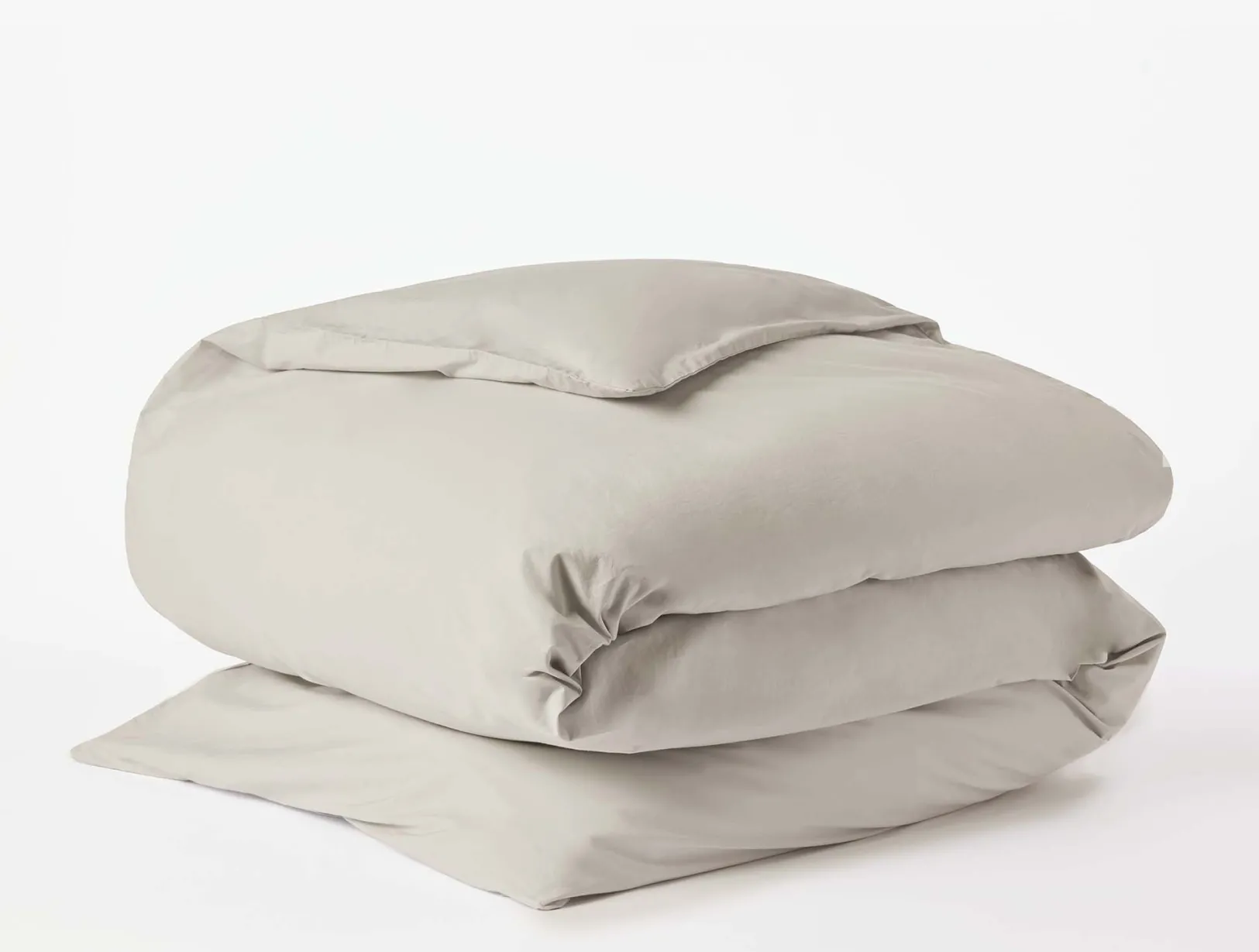 Clearance Coyuchi Refined Organic Percale Duvet Set