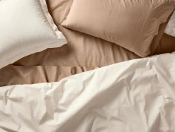 Outlet Coyuchi Refined Organic Percale Fitted Sheet