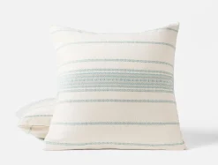Discount Coyuchi Rippled Stripe Organic Duvet Set