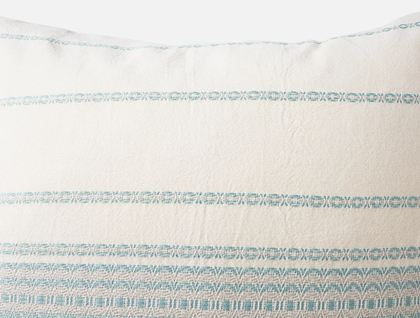 Hot Coyuchi Rippled Stripe Organic Sham