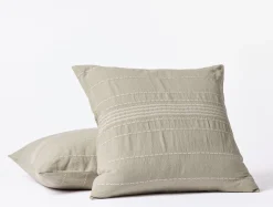 Clearance Coyuchi Rippled Stripe Organic Shams