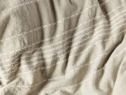 Clearance Coyuchi Rippled Stripe Organic Shams