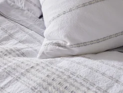 Clearance Coyuchi Rippled Stripe Organic Shams