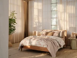 Discount Coyuchi Sea Bloom Print Duvet Cover