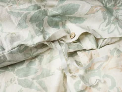 Discount Coyuchi Sea Bloom Print Duvet Cover