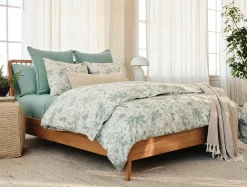 Outlet Coyuchi Sea Bloom Print Duvet Set