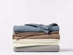 Online Coyuchi Sequoia Washable Organic Cotton and Wool Throw