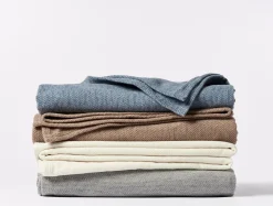 Sale Coyuchi Sequoia Washable Organic Cotton and Wool Blanket