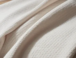 Sale Coyuchi Sequoia Washable Organic Cotton and Wool Blanket