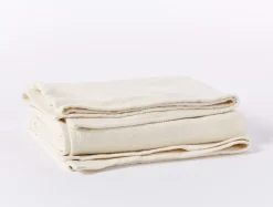 Sale Coyuchi Sequoia Washable Organic Cotton and Wool Blanket
