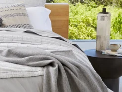 Sale Coyuchi Sequoia Washable Organic Cotton and Wool Blanket