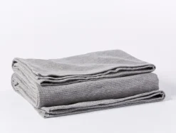 Sale Coyuchi Sequoia Washable Organic Cotton and Wool Blanket