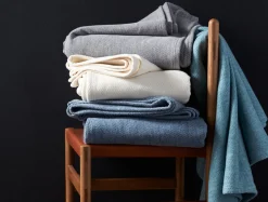 Sale Coyuchi Sequoia Washable Organic Cotton and Wool Blanket