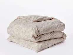 New Coyuchi Solana Organic Print Duvet Cover