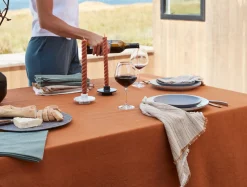 Online Coyuchi Sonoma Textured Organic Tablecloth
