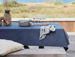 Online Coyuchi Sonoma Textured Organic Tablecloth