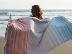 Discount Coyuchi Tomales Organic Beach Towel