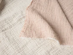 Clearance Coyuchi Topanga Organic Matelasse Throw