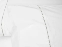Best Coyuchi Trailing Embroidered Organic Percale Pillowcases