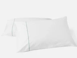 Best Coyuchi Trailing Embroidered Organic Percale Pillowcases