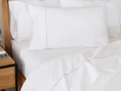 Best Coyuchi Trailing Embroidered Organic Percale Pillowcases