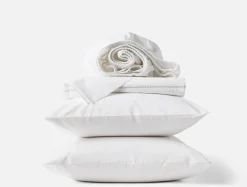 Online Coyuchi Trailing Embroidered Organic Percale Sheet Set