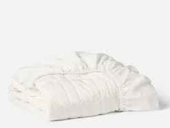 Sale Coyuchi Washable Wool Filled Mattress Pad Soft White