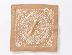 Fashion Coyuchi White Buffalo Land Trust Bandana Napkins, Set of 4