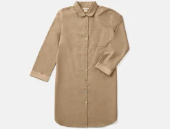 Online Coyuchi Women's Cloud Brushed Organic Flannel Nightshirt